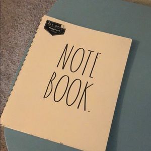Rae Dunn “NOTE BOOK” notebook